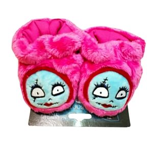 Nightmare Before Christmas Sally Baby Booties NWT Pink Infant 0-6 months